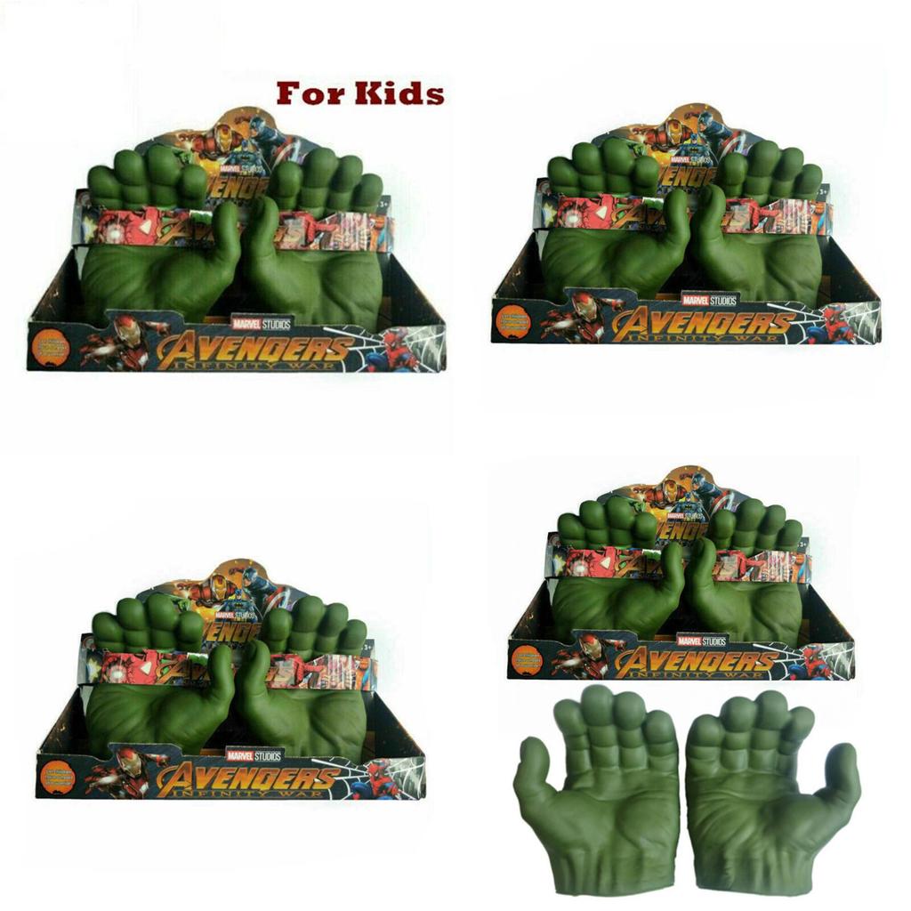 Incredible Hulk Smash Hands Avengers Cosplay Gloves Soft Toy Party Gift