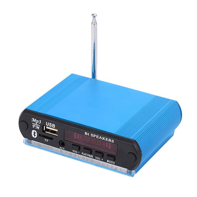 DC12V MP3 Decoder Board MP3 Player Wireless Bluetooth Car Audio Decoder With Recording Function Support FM/MMC,Otc синий
