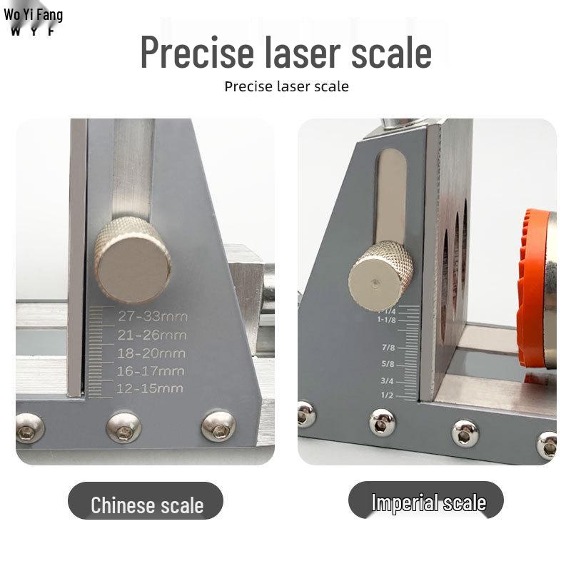 2nd Gen Woodworking Angled Hole Locator & Step Drill Bit for Wood Assembly