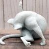 Lustige Katze Gartenornament Simuliertes Tier Hofdekoration Zuhause Harzhandwerk Skulptur Niedliche Desktop-Deko