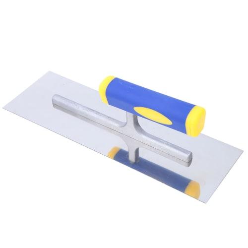 

Ergonomic Plastering Trowel, Skimming Trowel, Scraping Trowel, Stainless Steel, 240mm/300mm, Multi-Finish, for Skimming and Rendering (300mm)