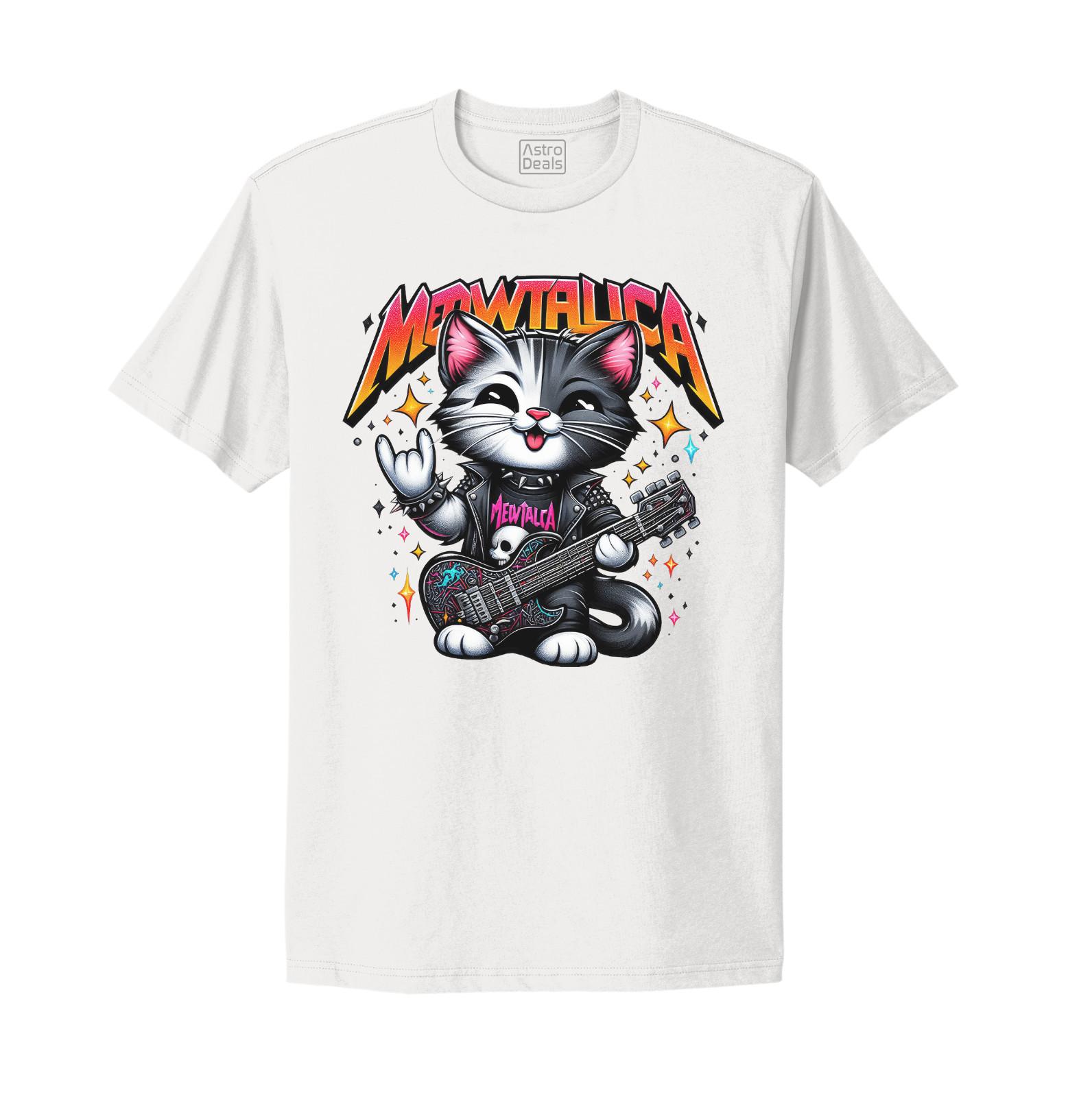 Meowtalica Funny Kitty Cat Animal Lover Gift Graphic T-shirt S