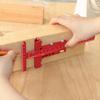 Precision Sliding Edge Ruler - Woodworking Scriber Marking Line Ruler - Adjustable T-Square MM & Inch Framing Ruler Depth Gauge
