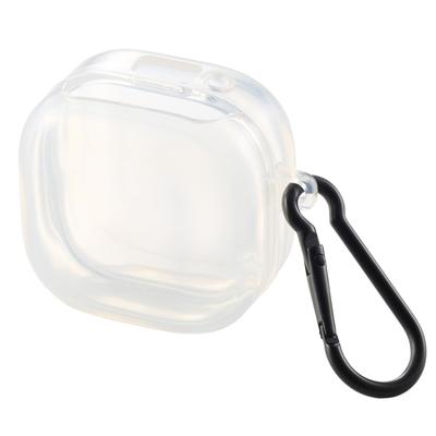Elecom Earphone Case LinkBuds Fit Can Be Charged While In the Case Shockproof Carabiner Included TPU Material Clear TWS-SO241UCCR
