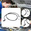 Brake Pad Wear Sensors Black Durable Rear Vehicle Parts Replacement Kit for BMW E90 E91 E92 E87 Accessories Accurate Fit