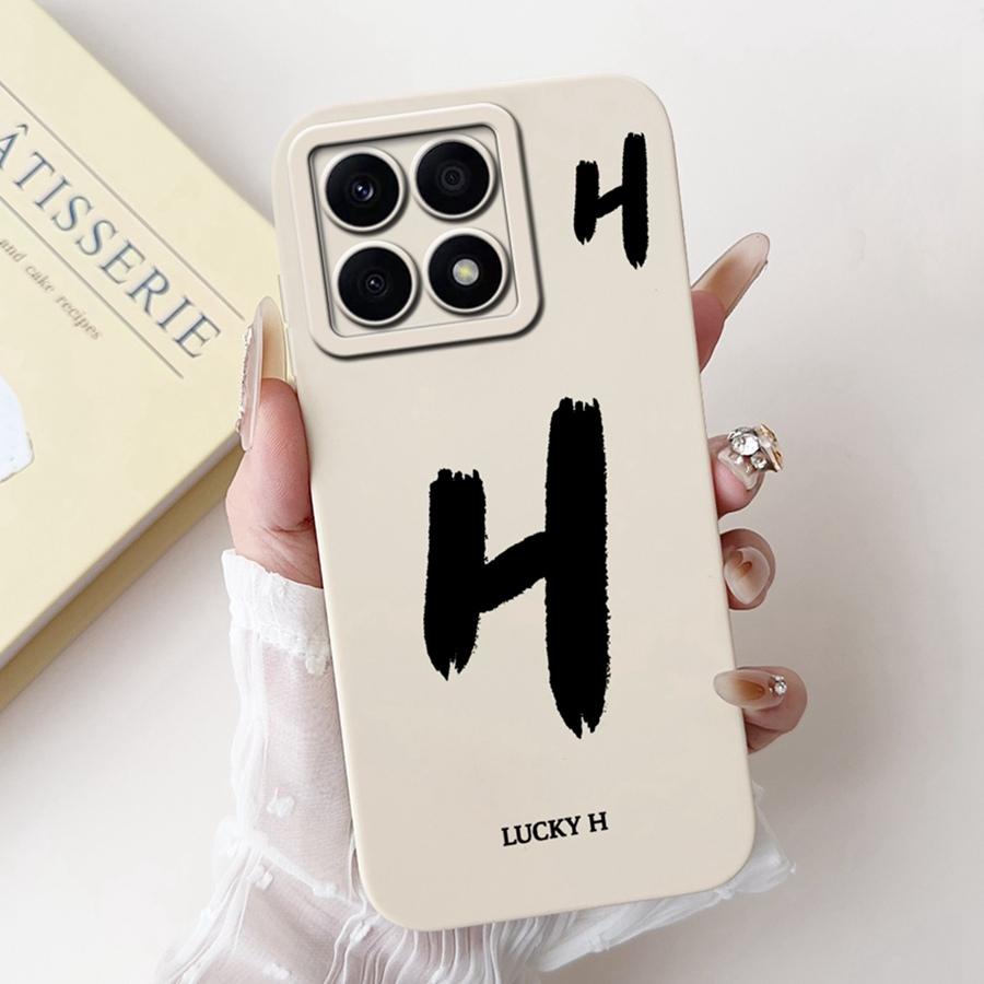 For Honor X8 X8a Case for HonorX8 4G X 8 A CRT-LX1 Soft Silicone Phone Coque Letter Painted Shockproof Protective Fundas Cover