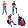 1/64 Miniature People Figurines Diorama Scene Layout Micro Landscape Decoration