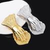 Hand Shape Metal Bookmarks Page Holder Clip Decorative Paper Clip Scrapbooking Page Clip for Reading Journaling Painting