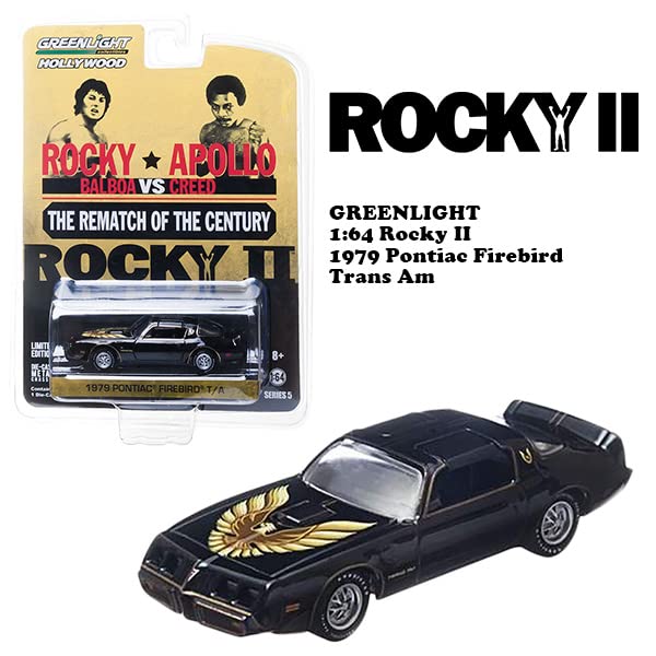 ROCKY II 1979 Pontiac Firebird Trans Am Rocky Diecast Car 164