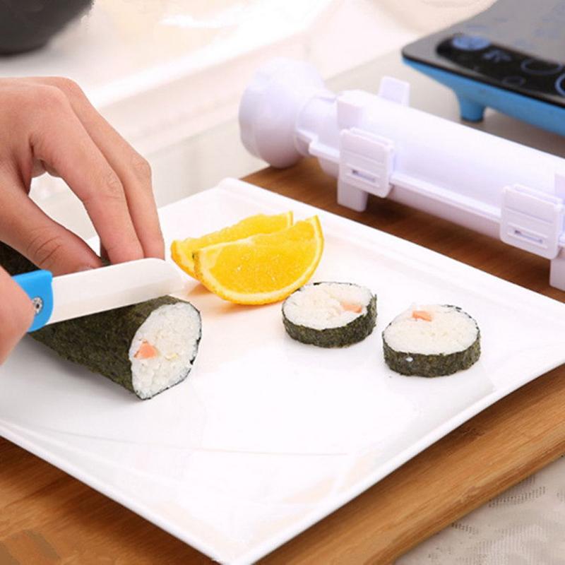 Push-type Sushi Mold Instant Diy Seaweed Rice Ball Maker Seaweed Rice Ball Tool Set Household Full Set Accessories Kitchen Molds