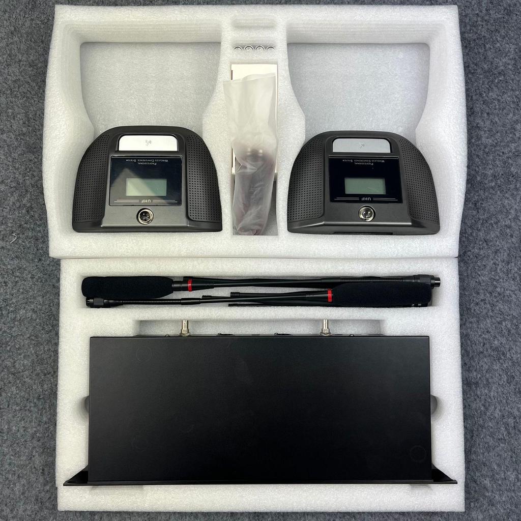 U-Band Infrared Wireless Conference Microphone Headset and Lavalier