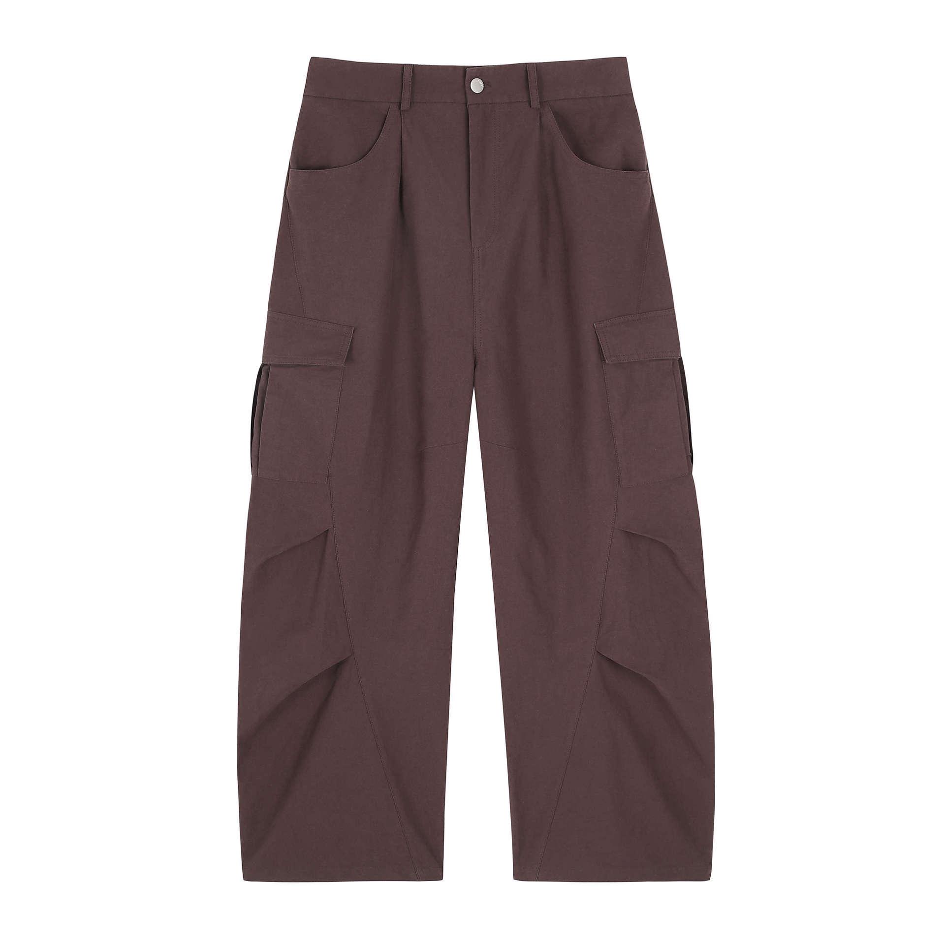 

Женские брюки карго больших размеров с высокой посадкой - Повседневные, стройнящие, универсальные брюки 5XL (fits 200-220 jin)