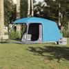 Barraca de Camping para 5 Pessoas com Toldo Azul Impermeável