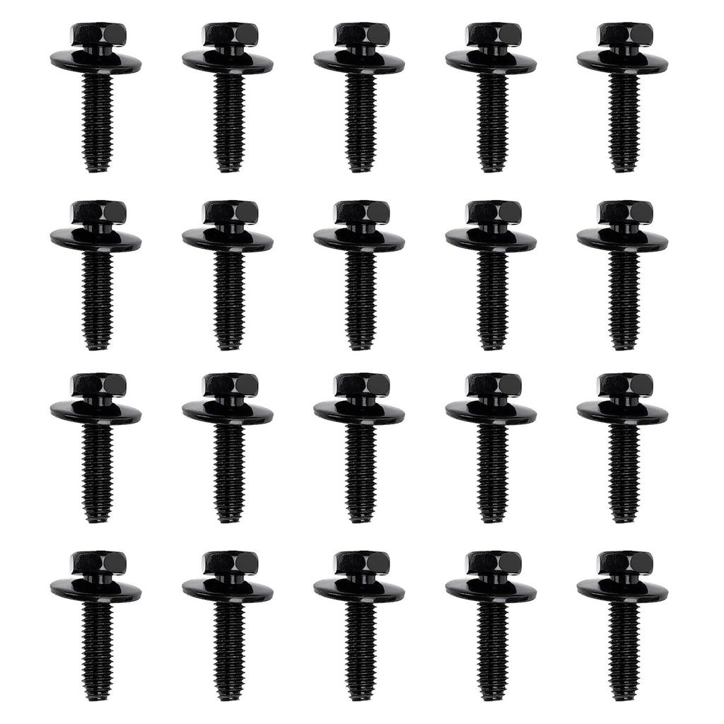 20pcs Extruded U Type Nuts Bumper Fender U Style Clip on Nut Extruded U Style Nuts Spring Nuts Black U Style Fasteners