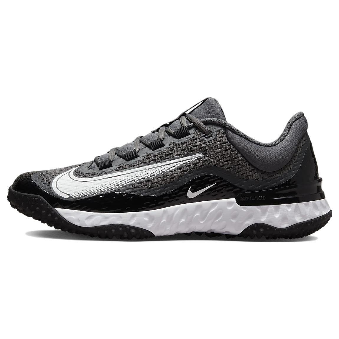 

Nike Alpha Huarache Elite 4 TF Black White Men Sneakers Dark-Smoke-Grey Light-Smoke-Grey DJ6523-011 44