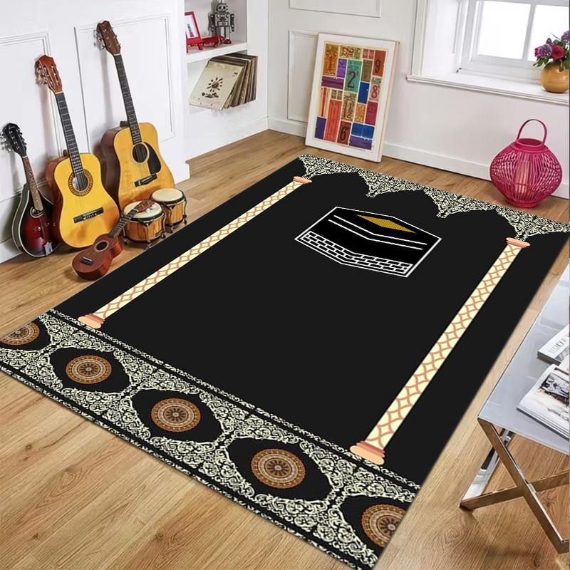 

Vintage Islamic Prayer Mat, Taj Mahal Print Carpet, Non-Slip Muslim Worship Rug, Ramadan Gift for Islamic Families Area Rug 50cm x 80cm