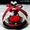 Valentines Day Gift for Girlfriend Eternal Rose LED Light Flower In Glass Cover Mothers Day Birthday Party Wedding Decoration