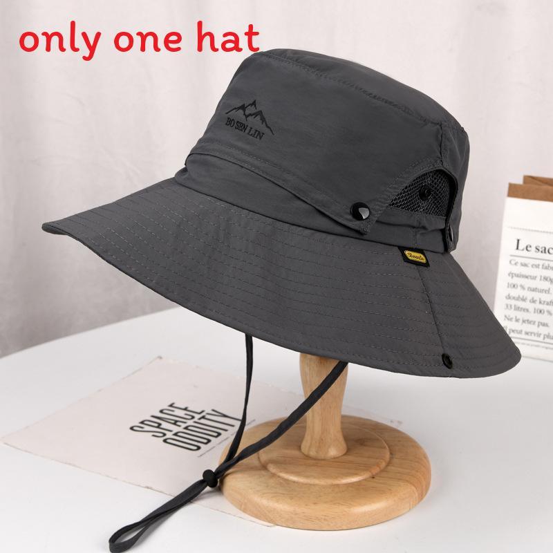 Uv Protection Cap For Travel With Waterproof Quickdry Fabric And Large Brim Suitable For All Seasons