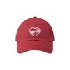EMIS HEART BALL CAP-RED
