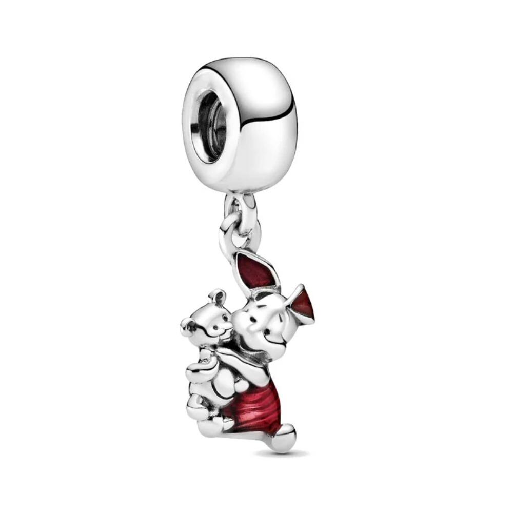 New 925 Silver Miniso  Mouse Castle Hat Princess Pendant For Bracelet DIY Exquisite Jewelry