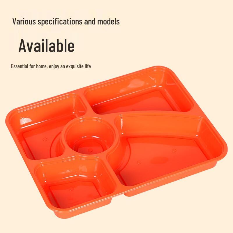 Disposable 3-Compartment Takeout Food Container