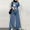 Seturi casual din două piese pentru femei: Bluză cu mânecă lungă și pantaloni lungi