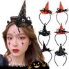 Props Ghost Pumpkin Bow Halloween Headwear Children Headband Hair Accessories Halloween Hair Hoop