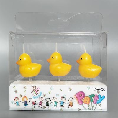 Cake Decoration Cartoon Ornaments Birthday Candles Animal Shape Cute Gift Duck Creative Atmosphere Birthday Candles