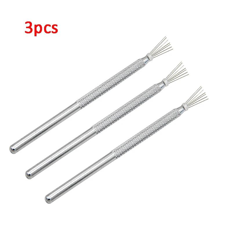 7 Pin Feather Wire Texture Ceramics Tools Polymer Clay Sculpting Modeling Tool DIY Pottery Brush Pottery Tools Cake Accessories