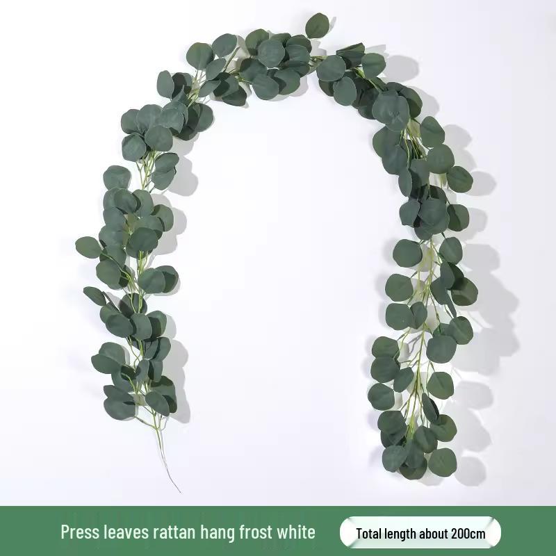 Rattan Vine Decorative Fake Leaves for Ceiling and Pipe Covering