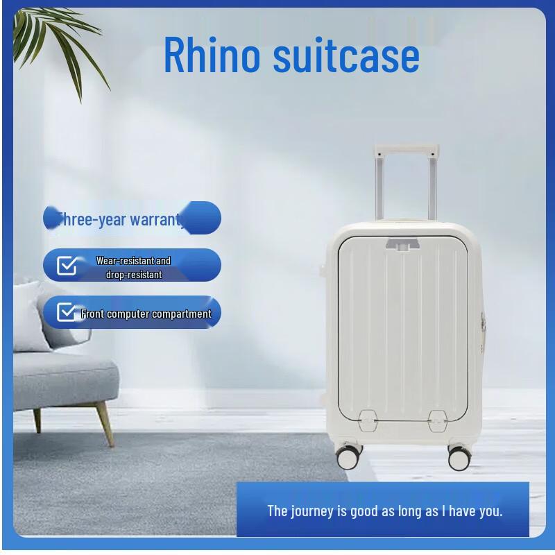 Xi Xingzhe 078 Business Front-Open 22-inch Spinner Luggage