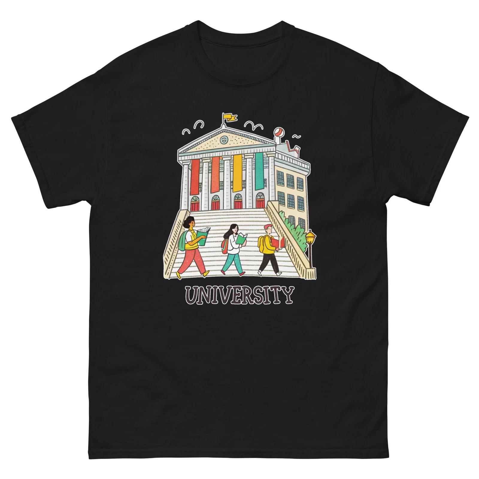 University Everyday Location Building Place T-Shirt S
