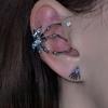 Gotik Punk Vintage Örümcek Kulak Kemiği Klipsi Kişilik Hip Hop Böcek Küpeler Kadın Kızlar İçin Parti Festival Takıları