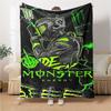Monster Energy Drink Blanket Soft Throw Blanket For Home Bedroom Bed Sofa Travel Office Solid Christmas Blanket
