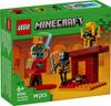 Bloque de juguete LEGO Minecraft Nether Lava Battle Educational678Game 21266