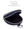 Women's Genuine Cowhide Coin Purse: 2026 Round Earphone & Card Holder Bag