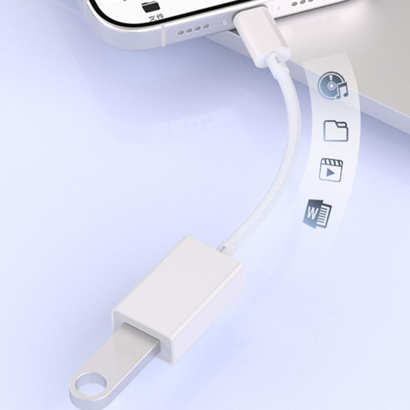 Reversible Type C To USB3.0 OTG Adapter Cable for Fast Data Transfer Compatibles Various USB C Devices and Switches