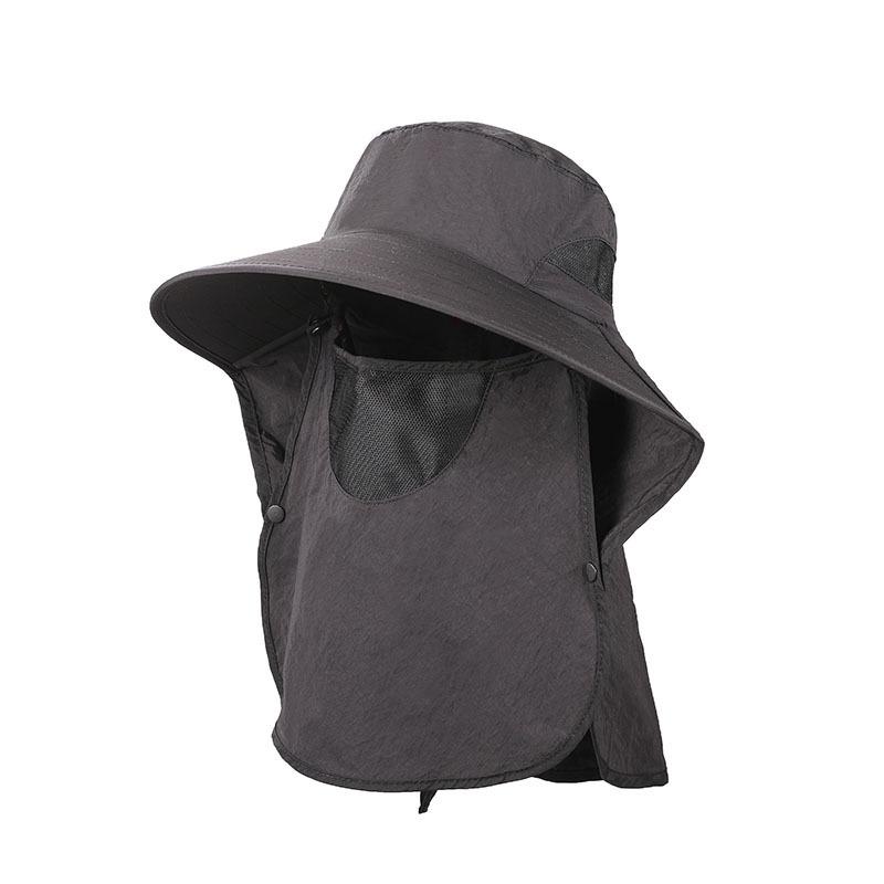 Bucket Hat Breathable Sunshade Sun Protection Hat Men and Women Plus Brim Sun Hat Outdoor Quick Drying Mountaineering Fishing Hat