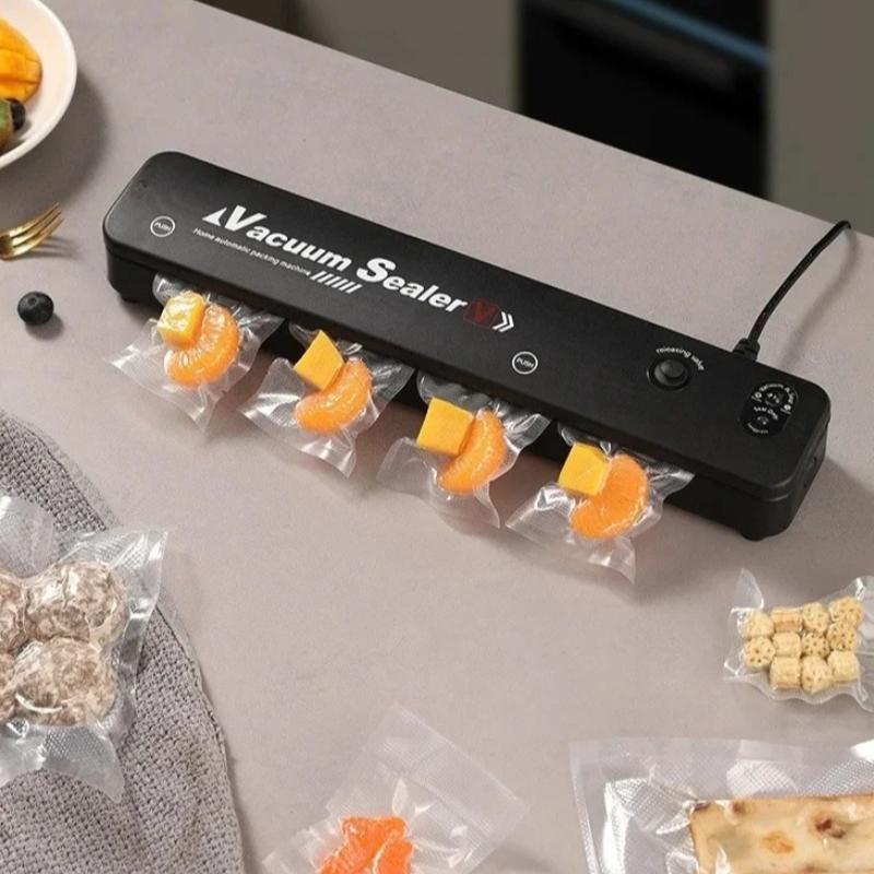 Sigillatrice Sottovuoto per Alimenti Domestica Indicatore LED Domestico Sistema di Sigillatura Automatica ad Aria con un Solo Click Strumento di Sigillatura per Alimenti Sacchetti Secchi e Freschi Sigillatrice