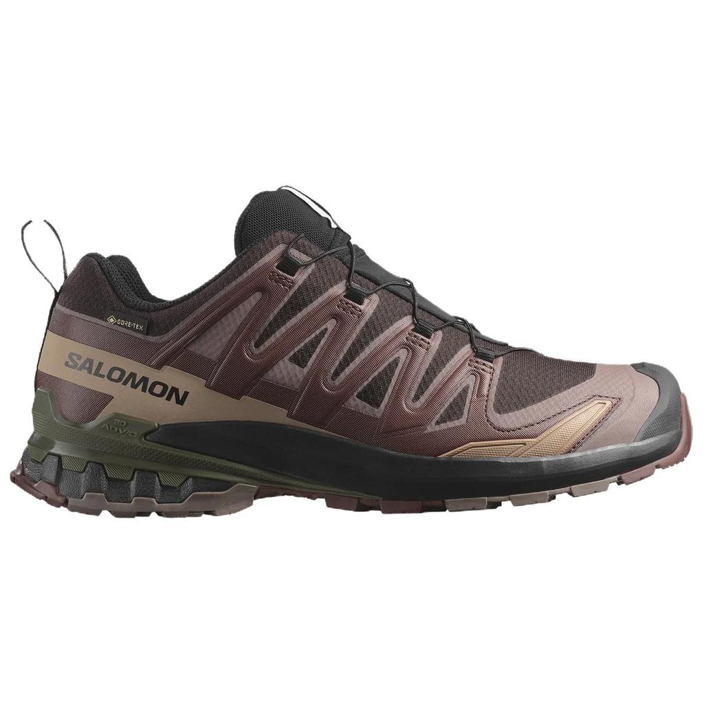 Salomon XA Pro 3D V9 GORE-TEX Rum Raisin Men Sneakers Purple Black-Coffee Olive-Night L47583500