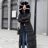 Women Winter Fur Parkas Quilted Jackets For Women Thicken Warm Long Coat Jacket Clothing Hooded Autumn Pdded Clothes