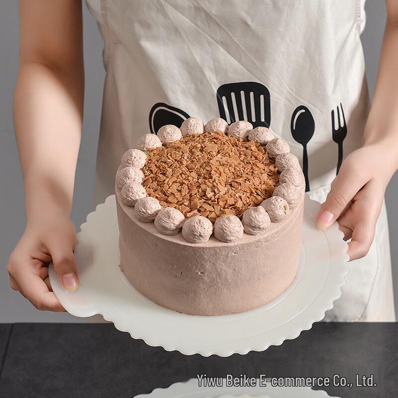 ZISIZ 6-Inch Plastic Cake Base Tray