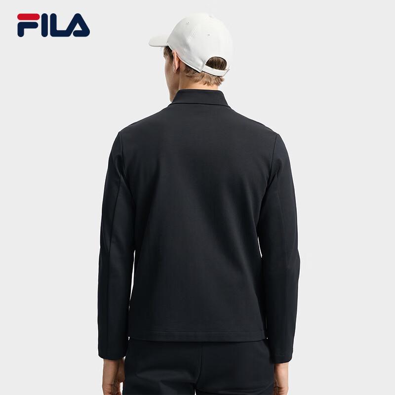 Fila Men's Knit Long-Sleeve Stand-Collar Jacket