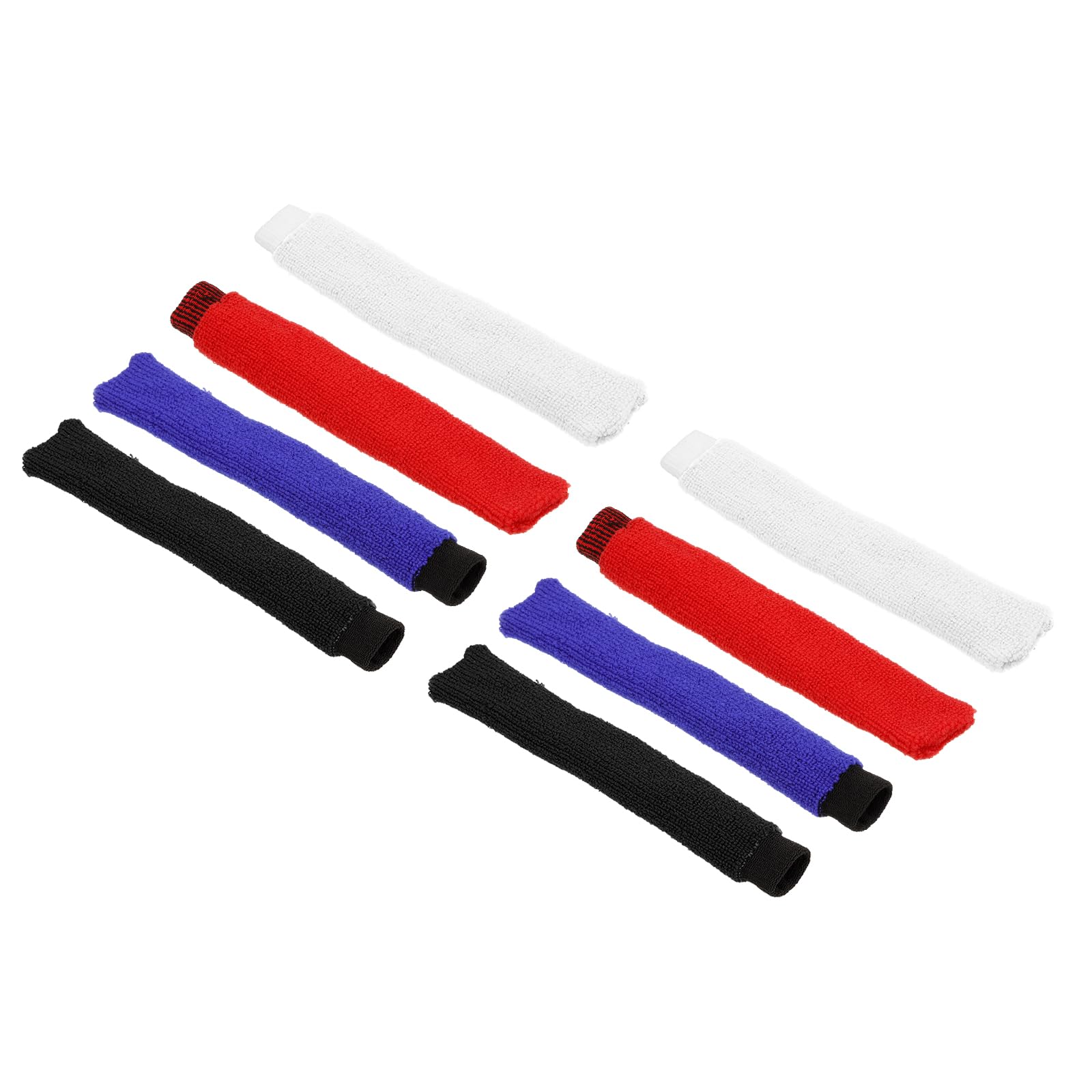 

PATIKIL Хлопковое полотенце для бадминтона, 8 шт. в упаковке, нейлоновая теннисная ракетка, накладка на ракетку, клей для рук, нескользящая влажная лента для ручки гольф-велосипеда