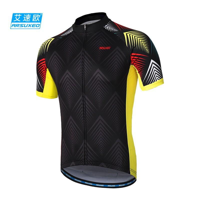Mens Womens Cycling Jersey Set Breathable Quick-Dry Mountain Road Bike Short Sleeve Top Shorts