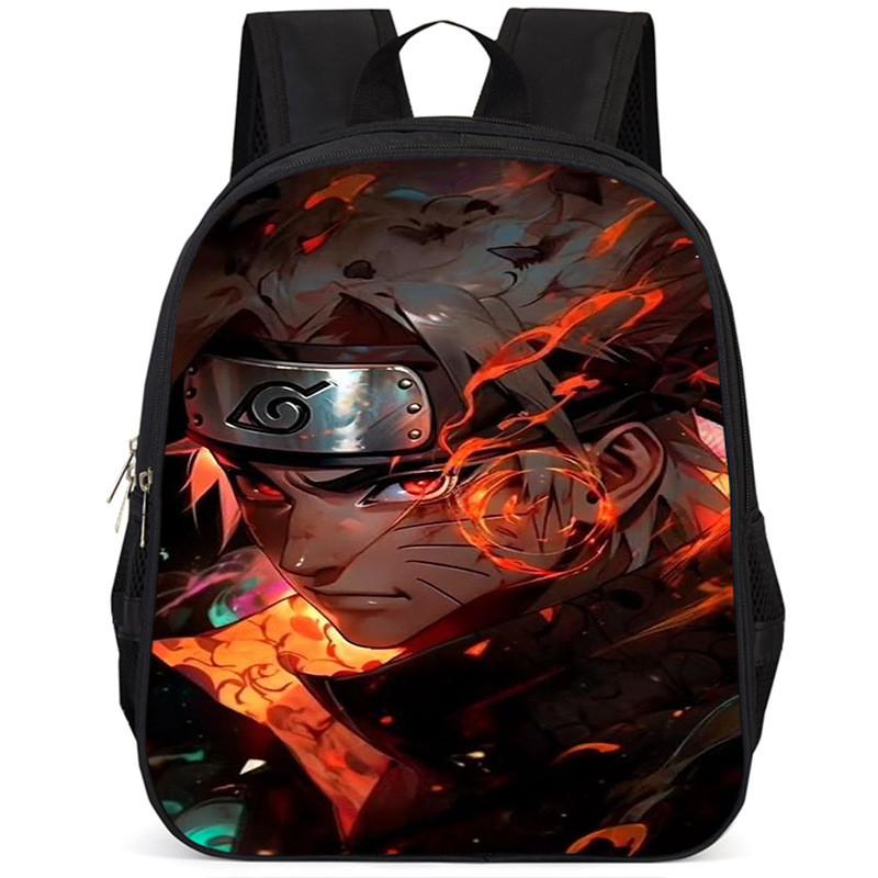 Naruto 15-inch Large Capacity Backpack Lightweight Oxford Cloth School Bag For Kids
