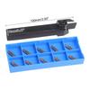 Right Hand Cutting Carbide Inserts For Metal Cutting Shank Diameter 12mm Shank Length 100mm Strong Grip Feature
