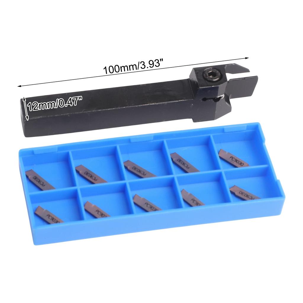 Right Hand Cutting Carbide Inserts For Metal Cutting Shank Diameter 12mm Shank Length 100mm Strong Grip Feature