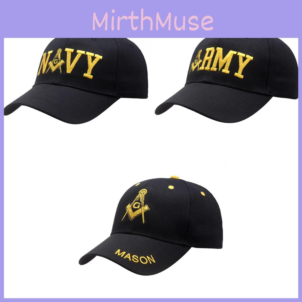 Mason Freemason Embroidered Baseball Cap With Sun Protection For Outdoor Activities