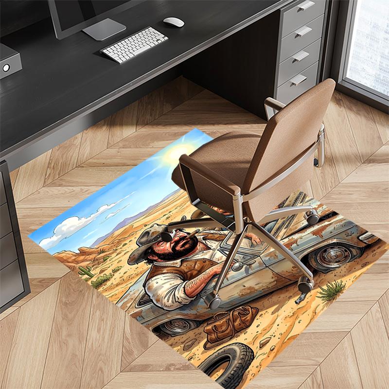 Terence Hill and Bud Spencer Printed Absorbent Washable Carpet, Non-Slip Bathroom Mats, Kitchen Rugs, Yoga Mat,Living Room Entrance, Camping Picnic Ru